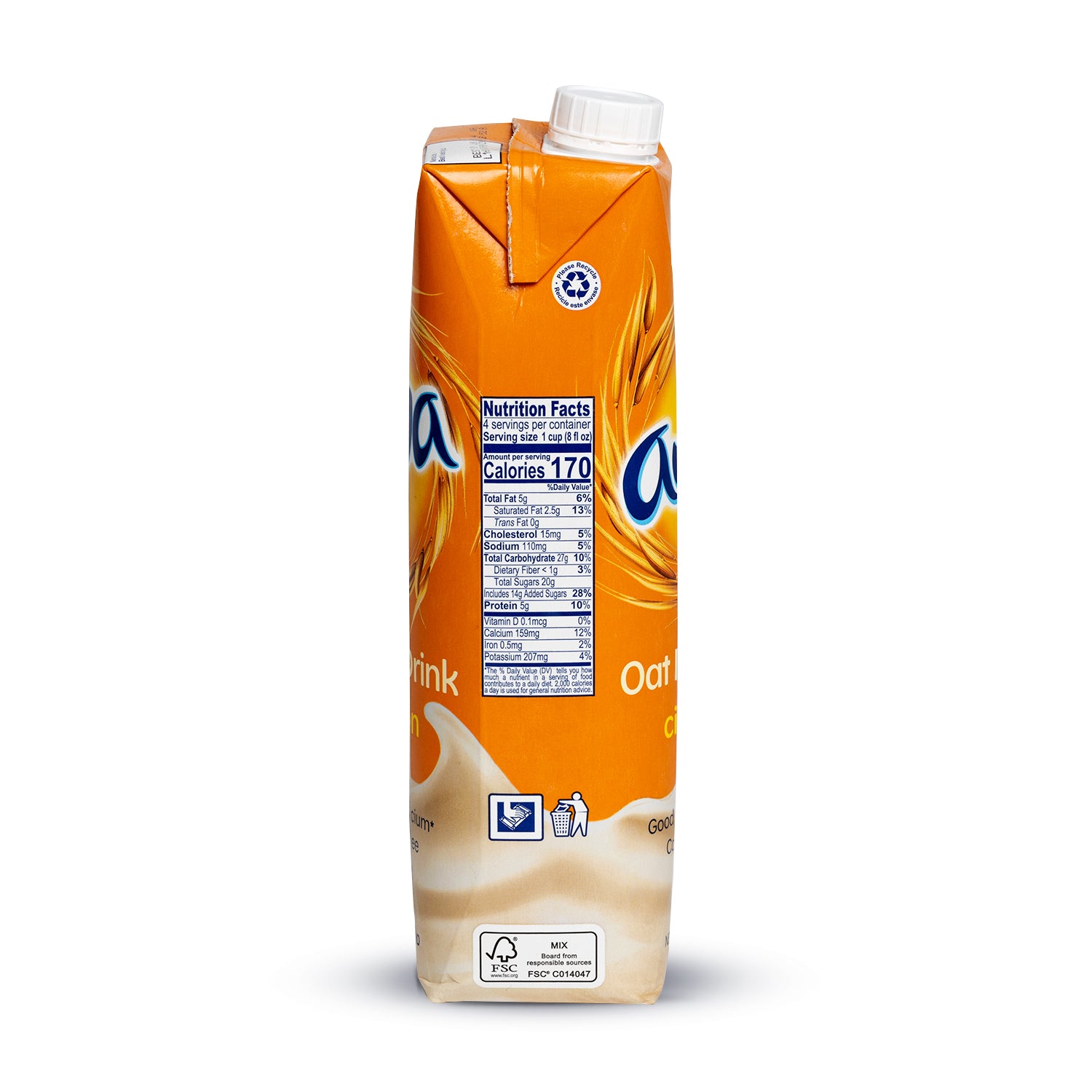 Oat Dairy Drink-Cinnamon-33.8 FL OZ
